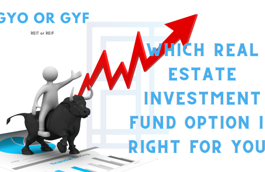 Chalk drawing of a house with a growing investment graph, symbolizing real estate investment funds (GYF) and real estate investment trusts (GYO) profitability.